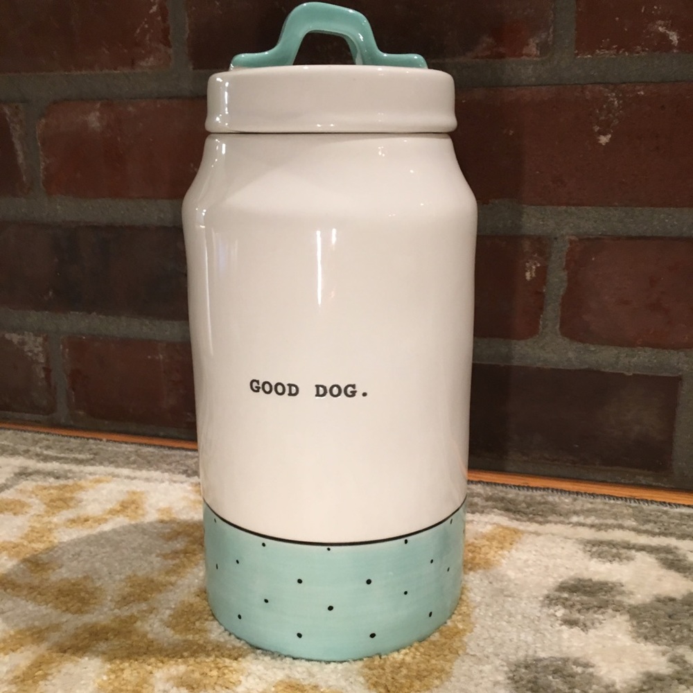 Rae Dunn Good Dog Treat Holder